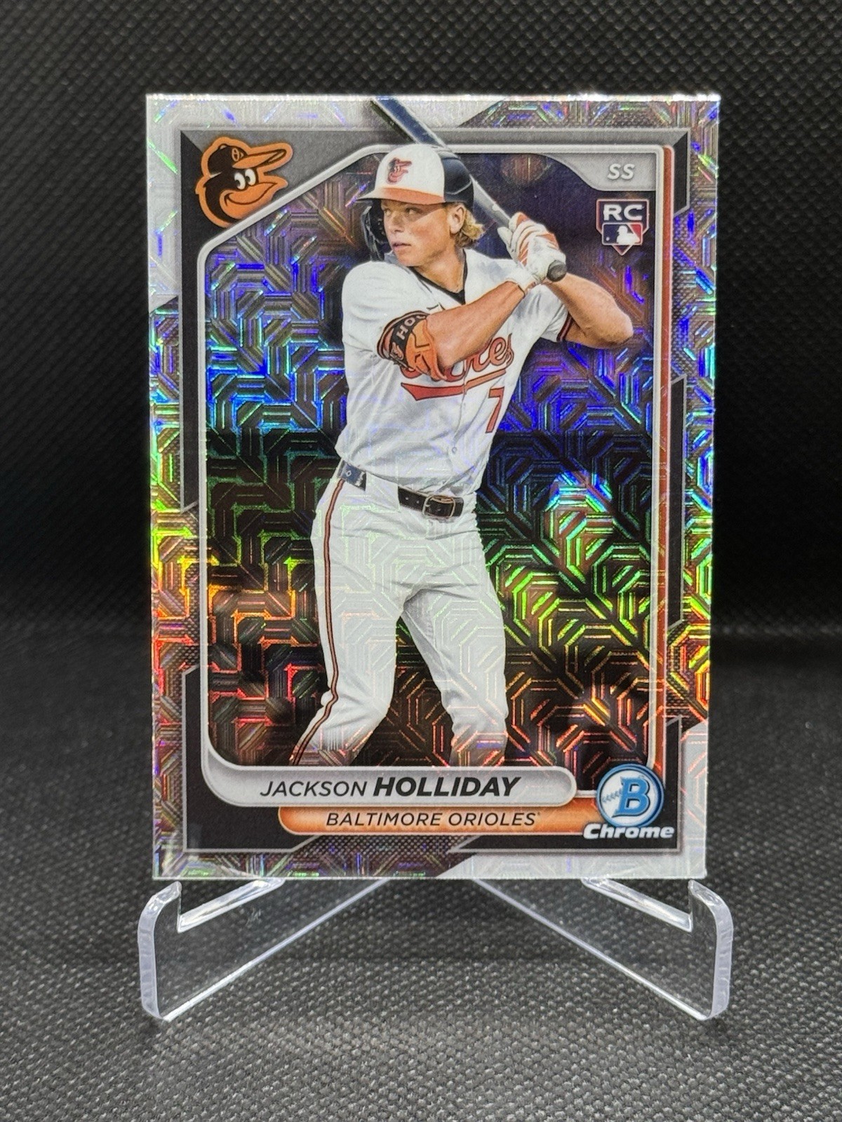 2024 Bowman Chrome Mega Box Mojo Refractor Jackson Holliday #26 Rookie RC