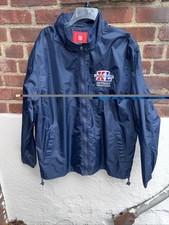 Vintage NFL Super Bowl XL Windbreaker Jacket Men  s Medium Navy Blue Oversized