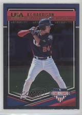 2018 Panini USA Baseball Stars & Stripes Longevity KJ Harrison #95 c4q