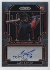 2022 Panini Prizm Rookie Auto Jack Lopez #RA-JZ Auto uk2