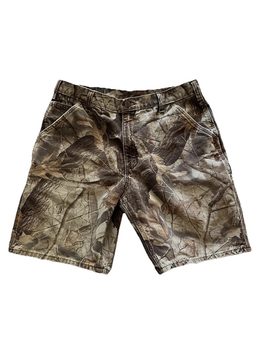 Vintage Rare 90s Y2K Carhartt Realtree Camo Shorts Men's