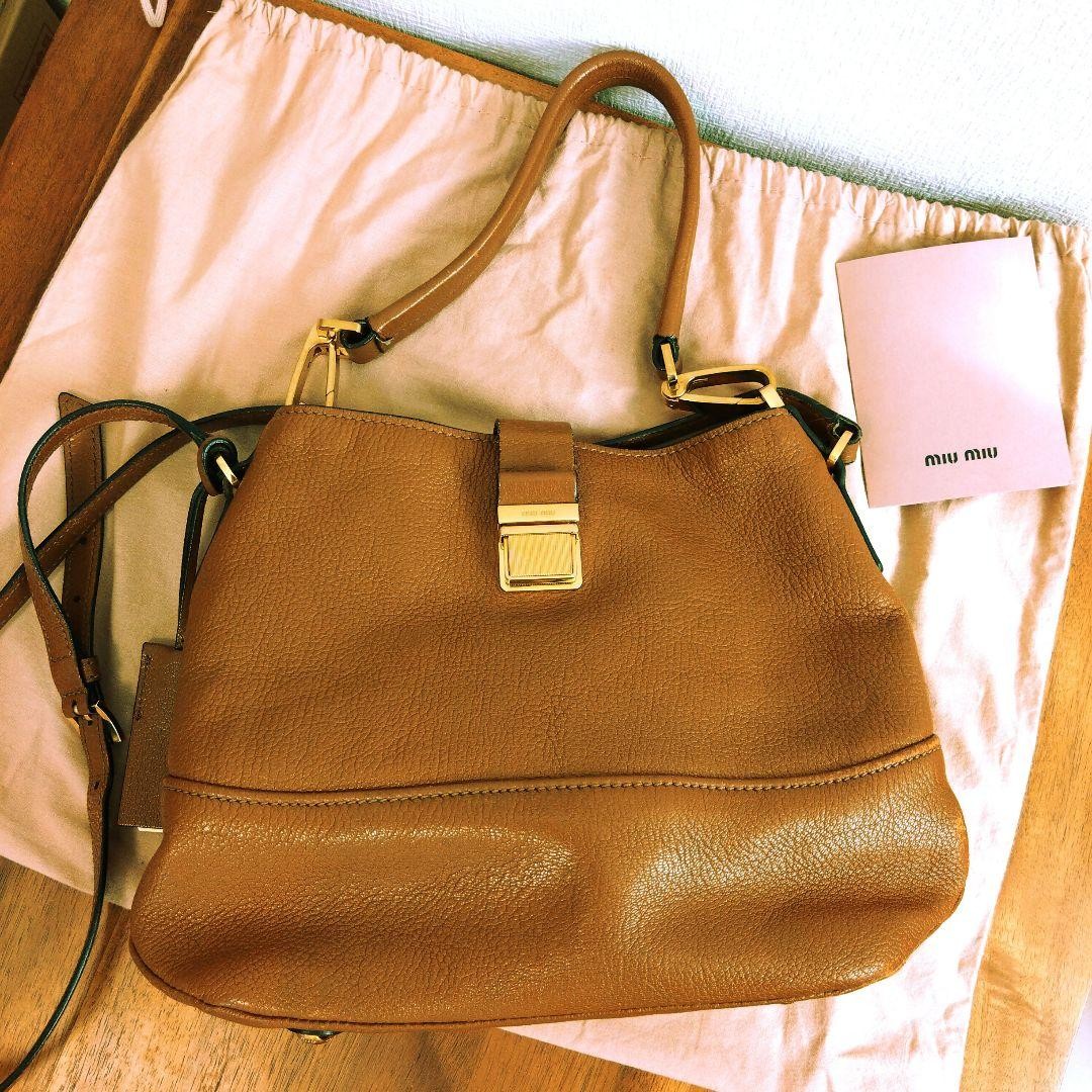 SS1996 MIU MIU LEATHER POCKET BAG バッグ SS1996 MIU MIU LEATHER