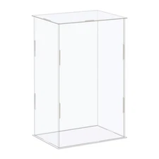 Display Case Box Acrylic Box Transparent Showcase 16x11x26cm for Collectibles