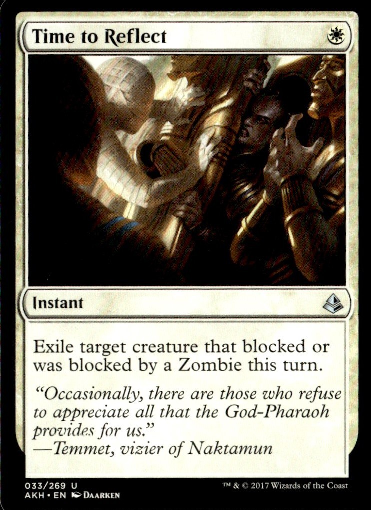 2017 Amonkhet Time to Reflect Expansion/Uncommon #33