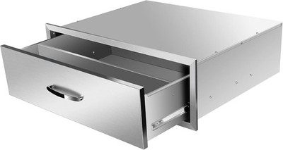 Outdoor Kitchen Drawers Stainless Steel,BBQ Drawer Inserts for Built-in Patio G