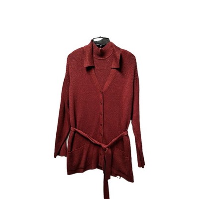 Emma & James, A Liz Claiborne Company Sz 2 Two-Piece Red Sweater Glitter Vintage