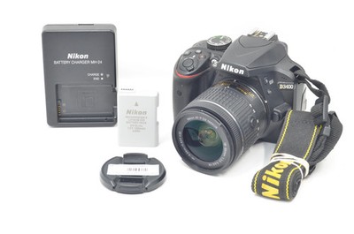USED Nikon D3400 Digital SLR Kit (Black) with AF-P 18-55mm f3.5-5.6 G VR DX Lens