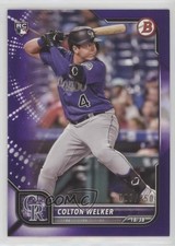 2022 Bowman Purple Border /250 Colton Welker #23 0o3x