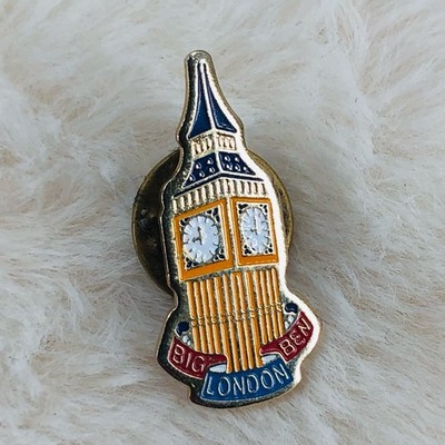 Big Ben London England Small Souvenir Enamel Lapel Pin