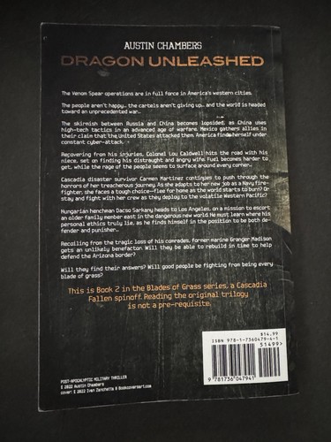 Austin Chambers Blades Of Grass 4 Books Series Cascadia Fallen - Picture 7 of 12