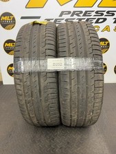 2x 225/60 R18 104V Continental PremiumContact 6 5.4mm (D252) DOT:25 part worn