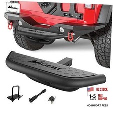 Hitch Step with 2" Hitch Receiver Rear Bumper Guard Heavy Duty Hitch Step