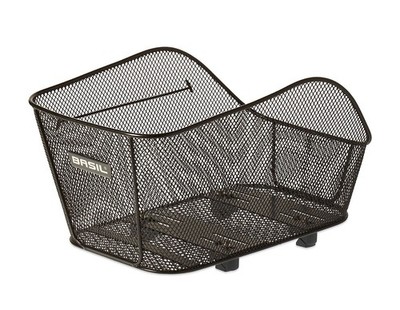 Basil Fahrradkorb Icon M HR-Korb engmaschig 26 L Stahl schwarz
