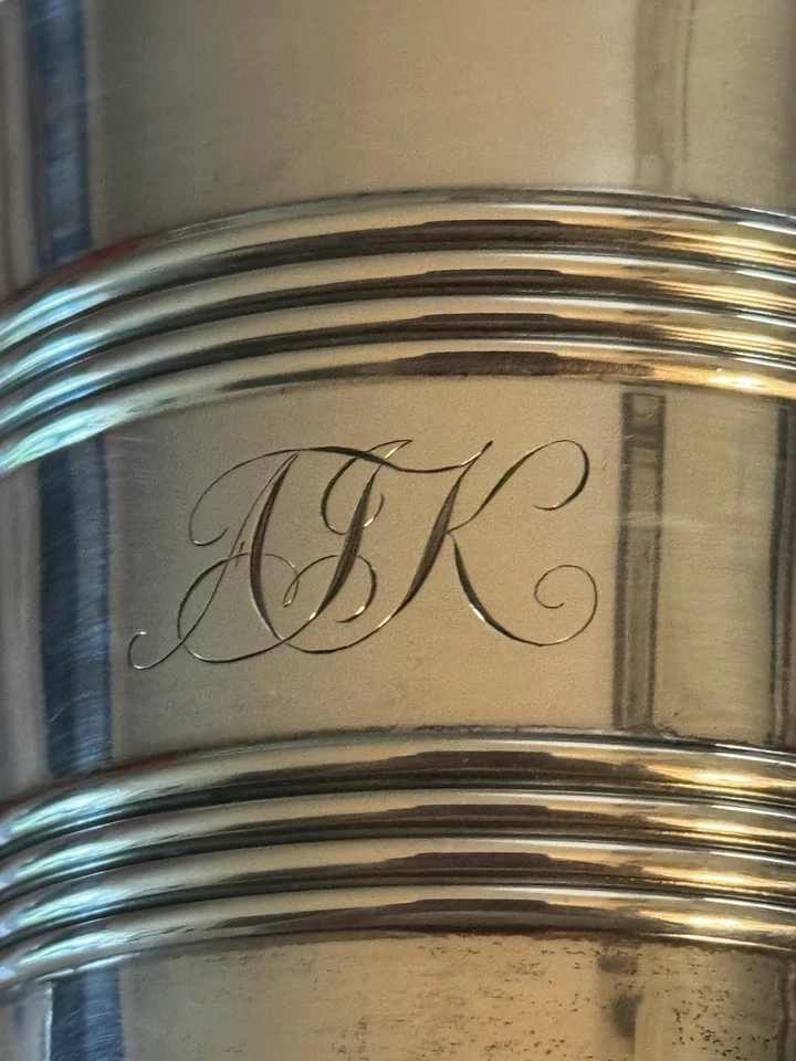 ANTIGUA COPA JULEP PLATA ESTILO GEORGIANO ESTERLINA KIRK - 6 DISPONIBLES (1886-1914) Foto 2 de 4