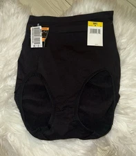 Bali Tummy Solutions Shapewear Brief Panties Womens M Medium Black DFX245 V245