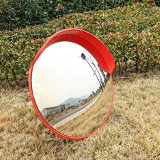 Large Wide Angle Convex PC Mirror Wall Blind Spot Corner Road Garage Security