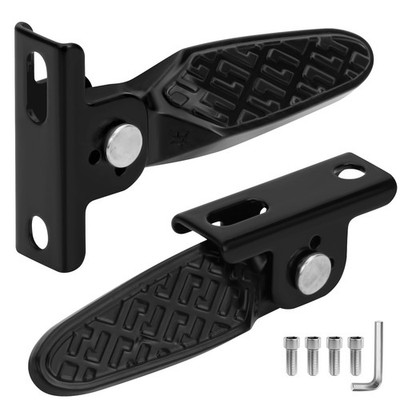 1 Pair Electric Scooter Folding Pegs, Mini Folding Non-Slip Bicycle Motorc