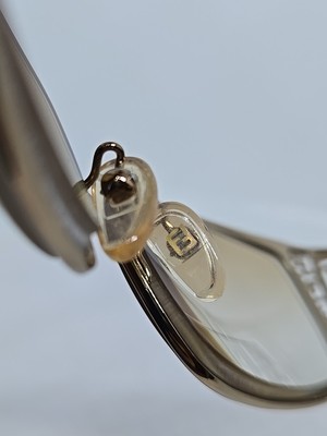 小物 FENDI Vintage Silver logo sunglasses Vintage FENDI Zucca Sunglasses/ Glasses FS363 Logo FRAME