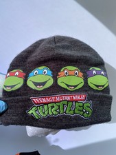 Nickelodeon Teenage Mutant Ninja Turtle Beanie Hat Boys Excellent Condition