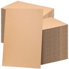 50 PCS 11x17 Inch Corrugated Cardboard Sheets 1/8 Thick Chipboard Insert Pads