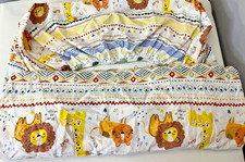 Parents Choice Jungle Crib Sheet Lion Giraffe Baby Fitted Cotton