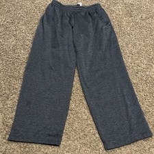 Adidas Women s L Gray Polyester Fleece Sweat Pants A13