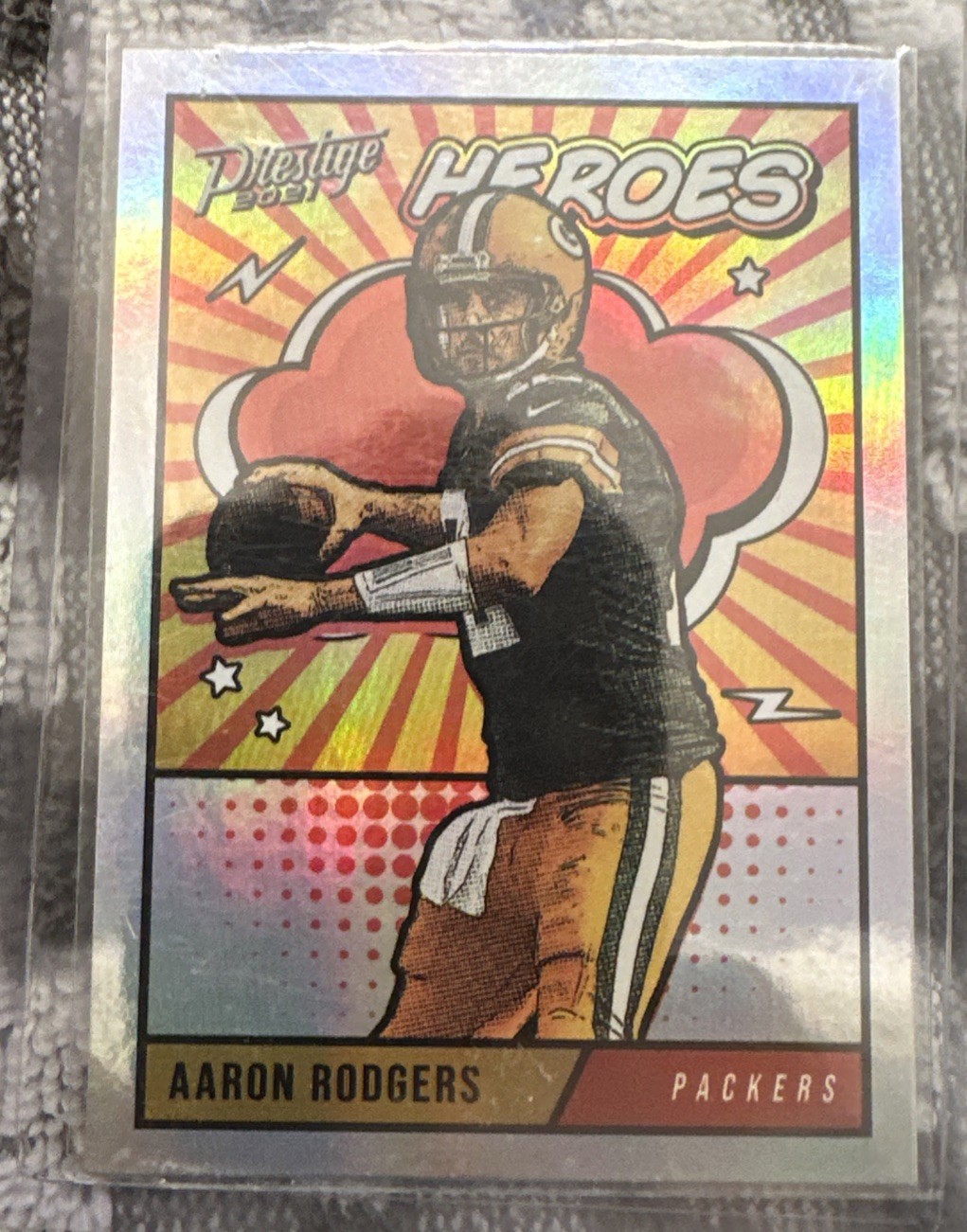 2021 Panini Prestige - Heroes Aaron Rodgers #HE-8