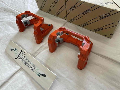 Lexus F sport RX350 Rear Brake Calipers Orange OEM 2023+ w/ Pads & Bolts NEW - Picture 4 of 16