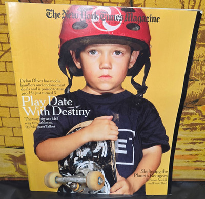 NY Times Magazine Sept 7 2003 Play Date With Destiny Dylan Oliver Cover