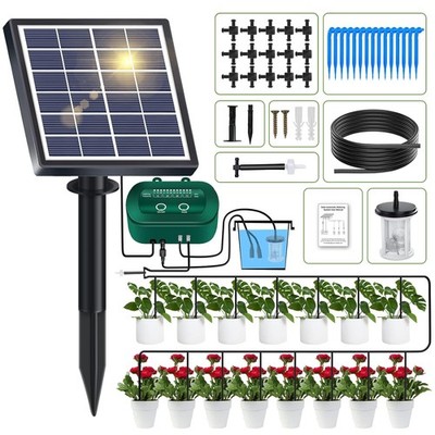 Solar Automatisch Bewässerungssystem Pflanzenbewässerung Automatische System Kit