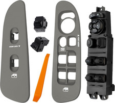 Master Power Window Switch Bezel Kit Compatible with Dodge Ram 1500 2500 3500
