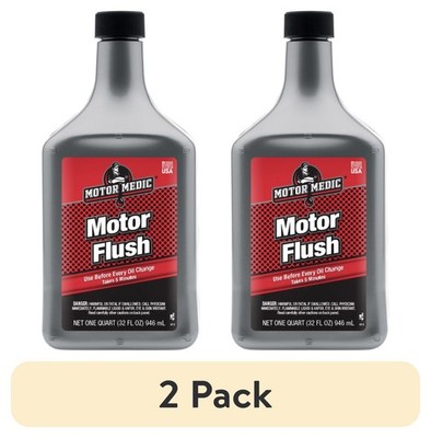 2 pack  Niteo Products Motor Medic Engine Flush , 32 fl oz   Cleans Cars, Trucks
