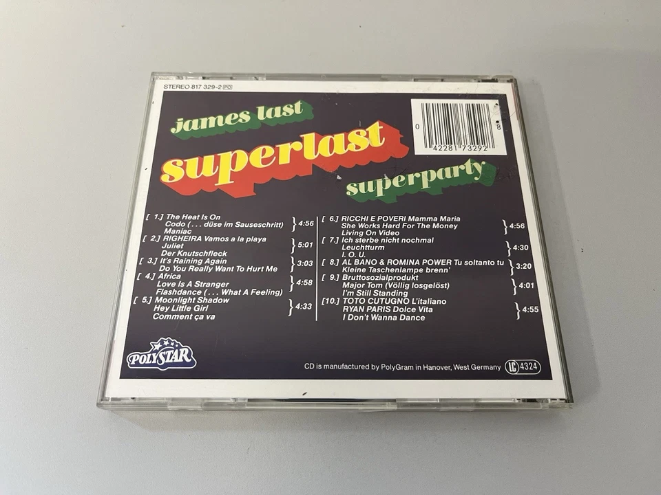 James Last – Superlast - rares CD Album © 1983 - Bild 3 von 3