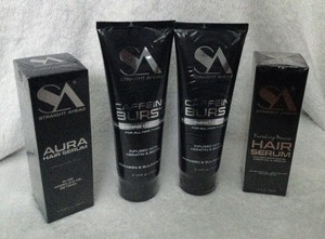 Straight Ahead Caffeine Burst Shampoo & Conditioner + 2 Hair Serums