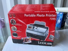 Lexmark P315 Portable Photo Printer – Digital Compact Printer with Display & Box