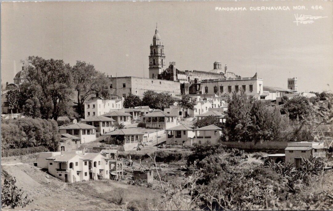Panorama of CUERNAVACA, Mexico Real Photo Postcard