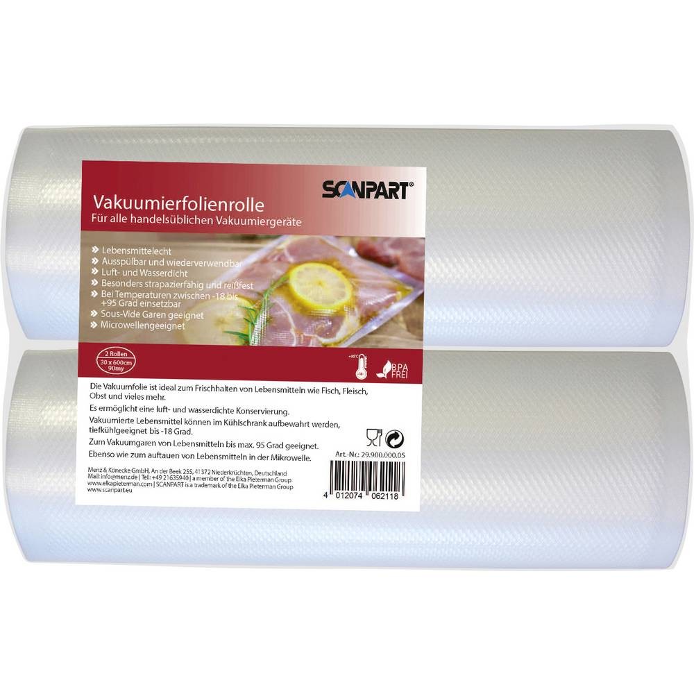 Sachets sous vide ScanPart pour batch cooking et cuisson douce en cuisine