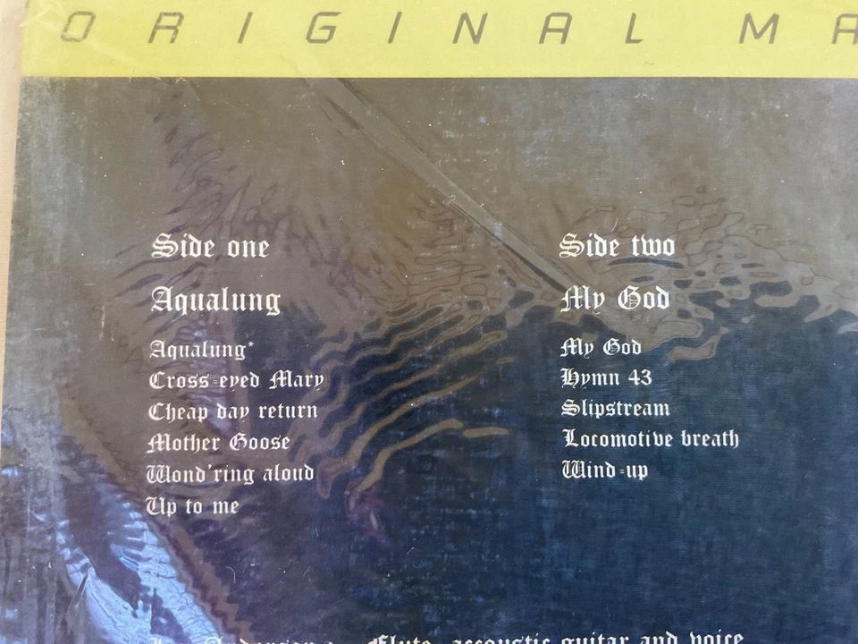 MFSL 1-061 Jethro Tull "Aqualung" Vinyl LP Album New Sealed Master Recording - Image 3 of 4