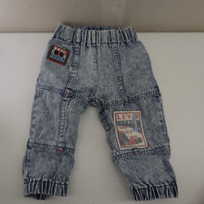 VIntage Little Levi s Toddler Jeans Acid Wash 18 Month Racing Formula 1 Vintage