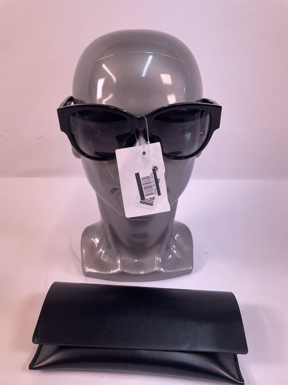 Occhiali da sole Saint Laurent SL M3 001 neri 55 16 140 lenti grigie