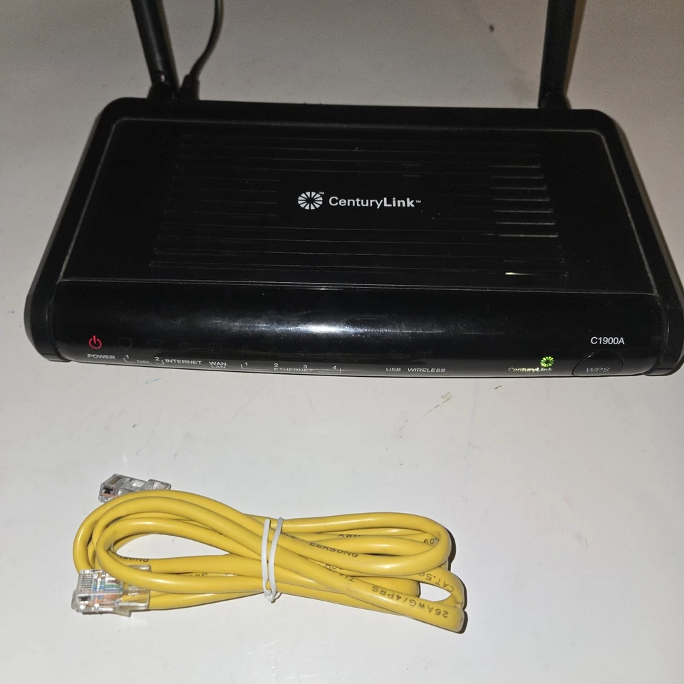Router módem 802.11n CenturyLink Actiontec C1900A | probado funcionando Foto 2 de 4