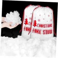 Christmas Fake Snow Decor Artificial Snow Decorations Fluffy Soft Cotton 1000g