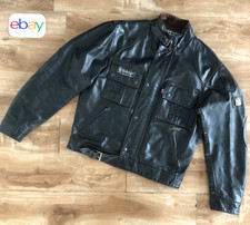Giacca di pelle Belstaff COUGAR, VINTAGE, USATA, fatta e progettata in inglese, taglia L