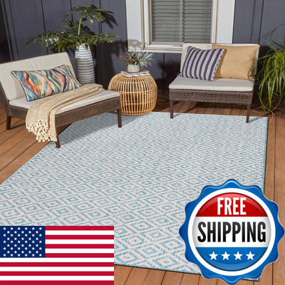 Unique Loom Jill Zarin Jill Zarin Outdoor Collection Area Rug - Costa Rica 2 2