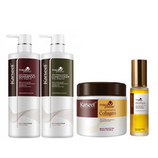 Collagene Trattamento Capelli Idratante Cura Capelli Set, Maschera Olio Shampoo Balsamo