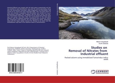 Studies on Removal of Nitrates from Industrial effluent Meena Vangalapati