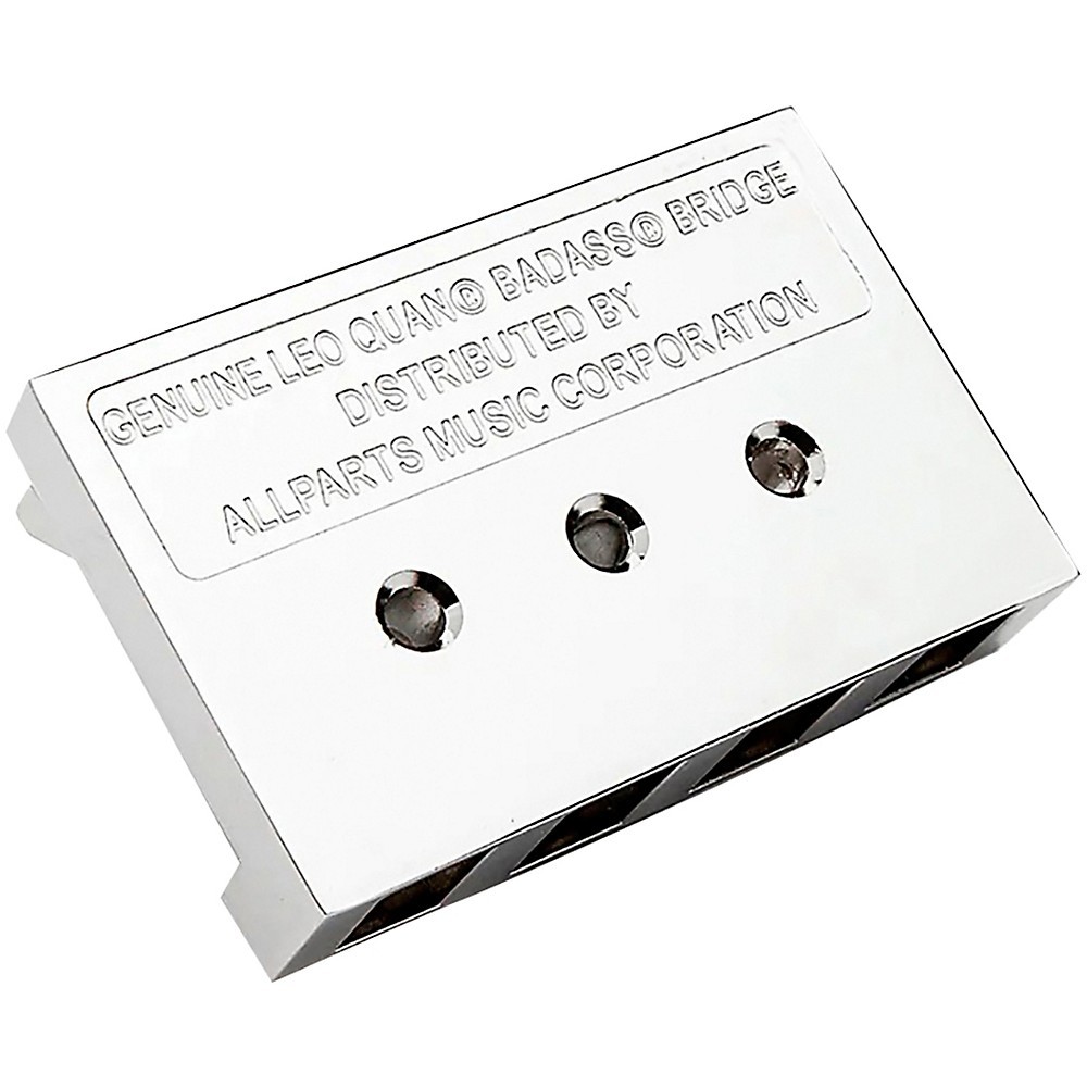 Leo Quan Badass I 4 струнный басовый бридж Хром