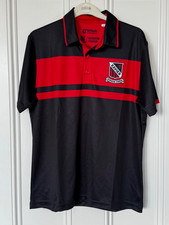 Xavier College Boys Sports Uniform Polo Top School Bob Stuart Black & Red As New