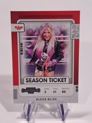 Alexa Bliss 2022 Panini Chronicles WWE Contenders Season Ticket #109 RAW