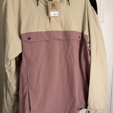 NWT Men's Patagonia Isthmus Anorak Windbreaker Jacket SZ XL Evening Mauve